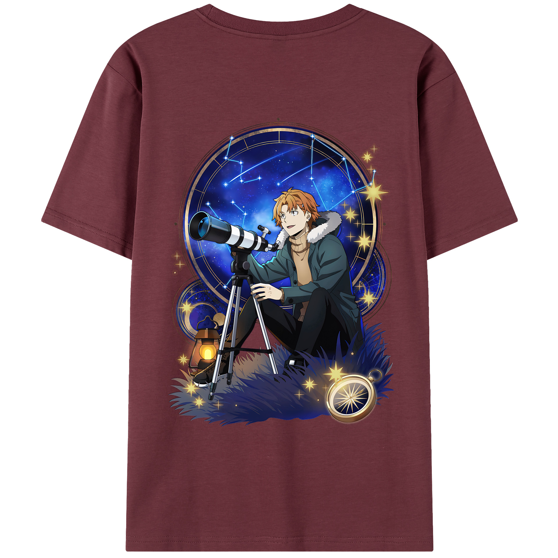 （画像用） 文豪ストレイドッグス Bungo Stray Dogs 綿100％半袖Tシャツ（背面プリント）